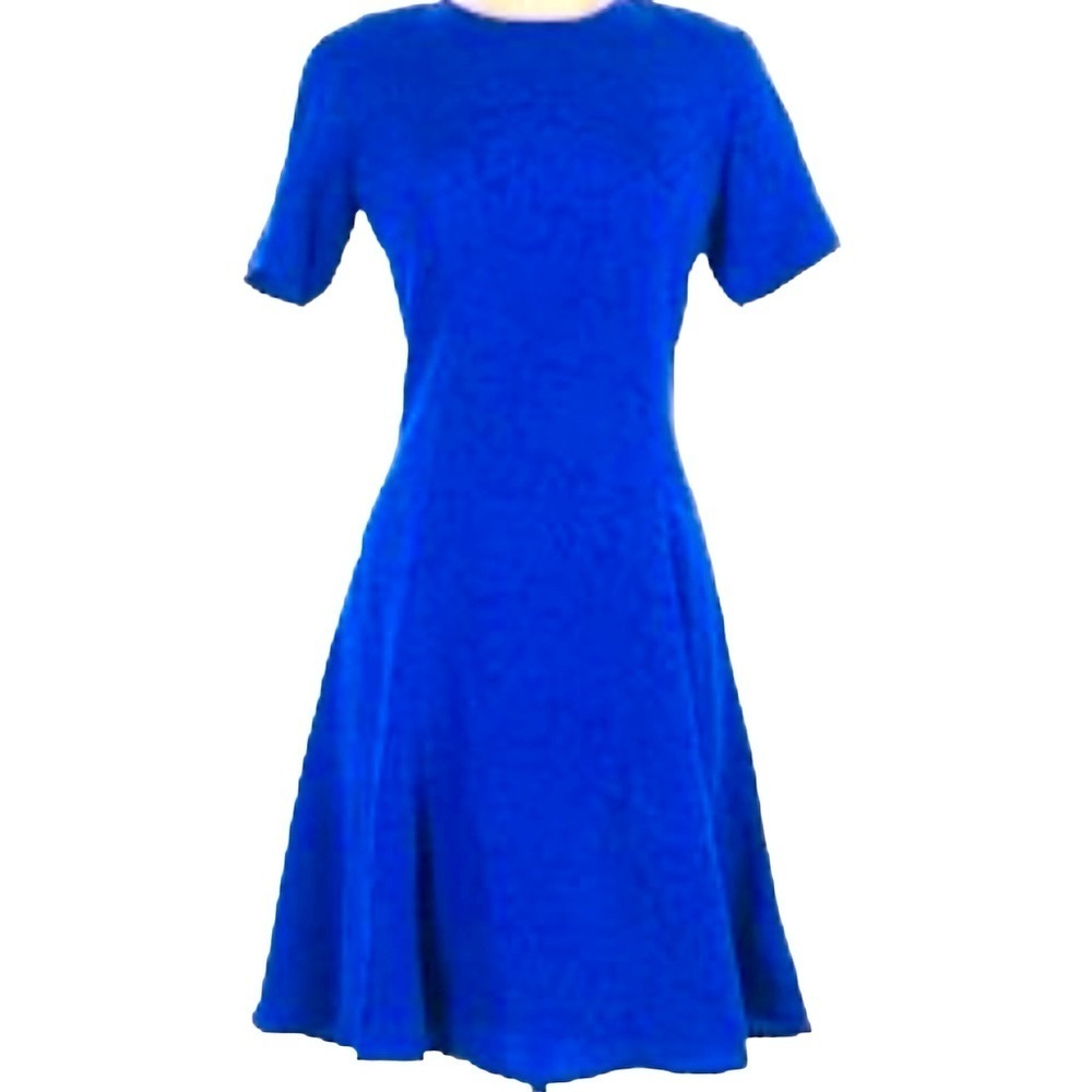 SPENSER JEREMY Vintage Dress Fit & Flare Open back Floral Blue Size 10 Like new